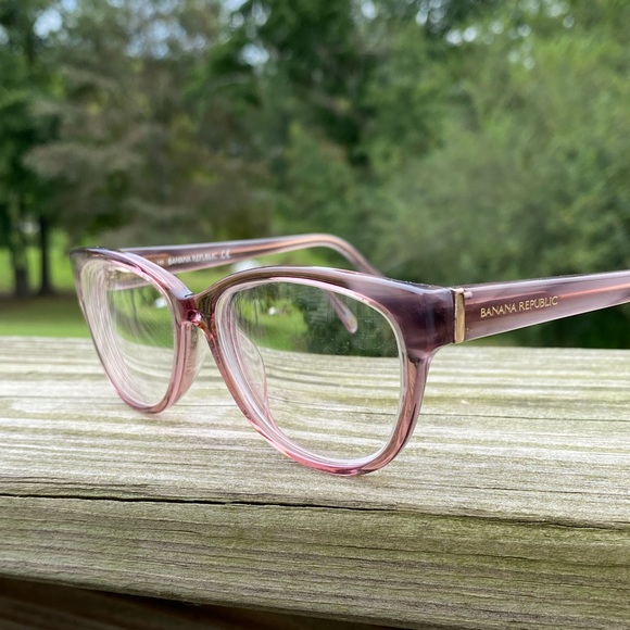 Banana Republic glasses frames Vale Mauve pink translucent 50[]15 135 - Picture 9 of 14